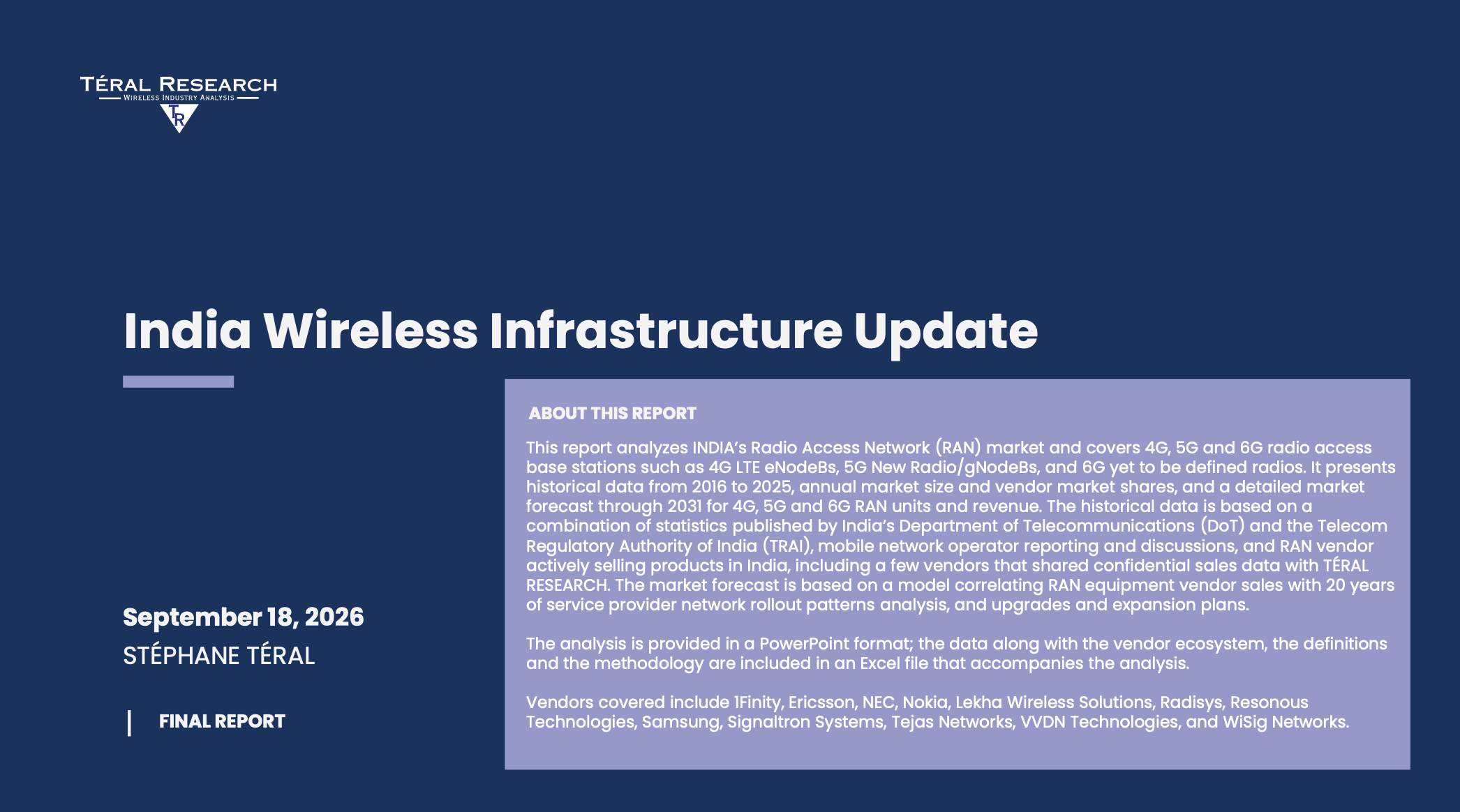 September 2026 report