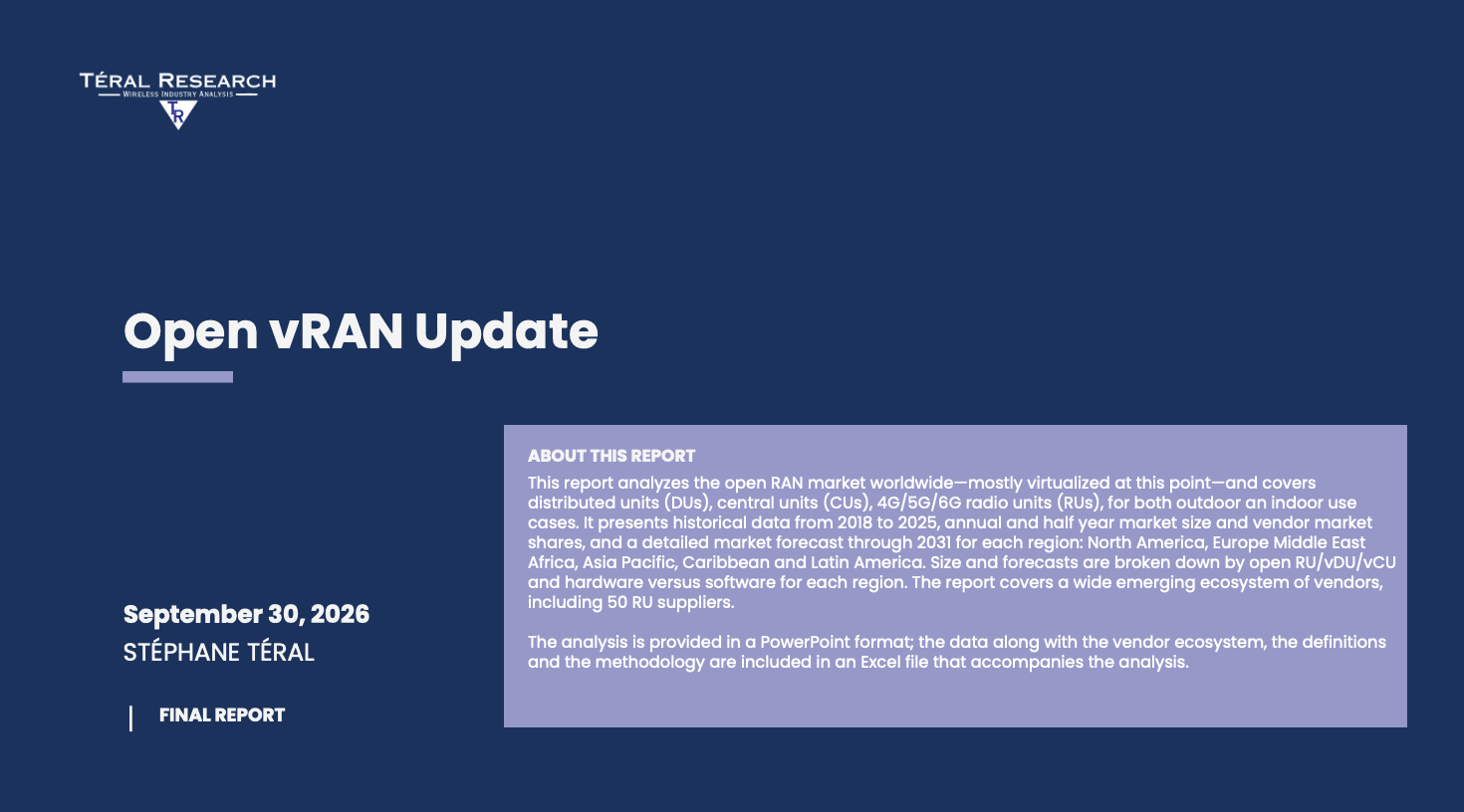 September 2026 report